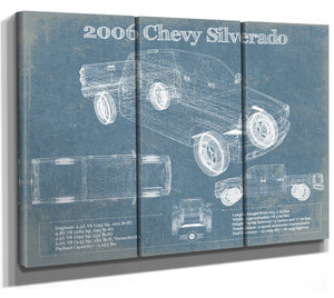 Cutler West 2006 Chevrolet Silverado Vintage Blueprint Auto Print