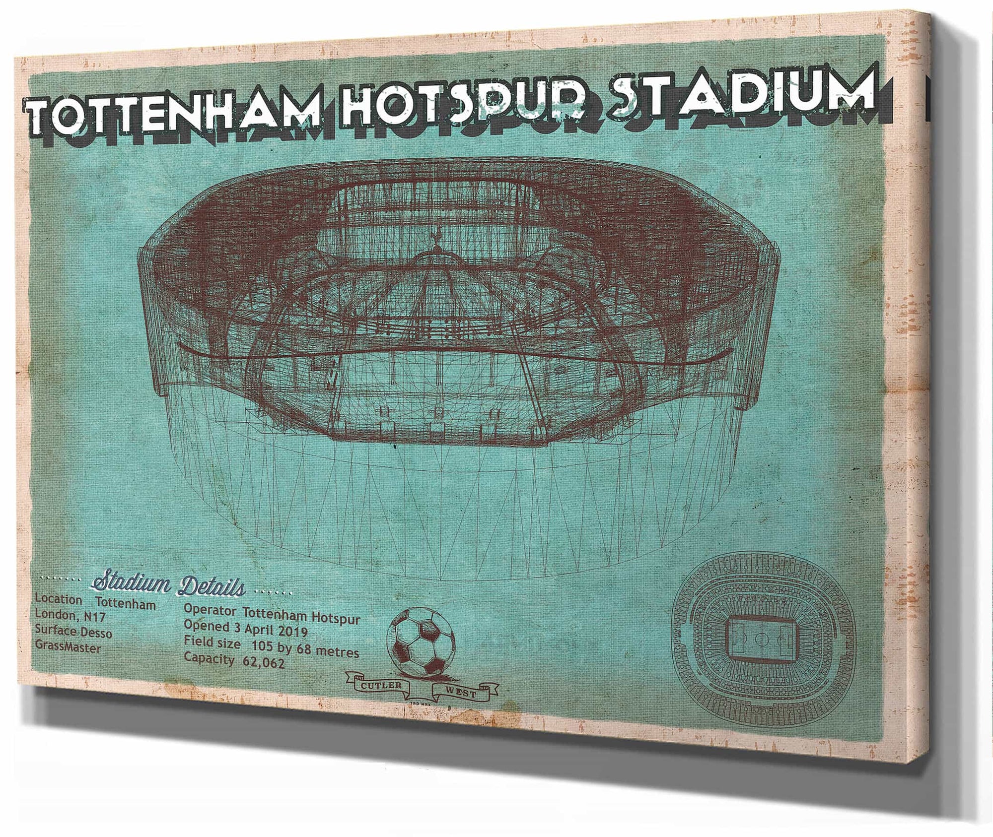 Tottenham Hotspur Football Club Soccer Print