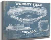 Cutler West Baseball Collection Vintage Wrigley Field Print - Chicago Cubs Baseball Print