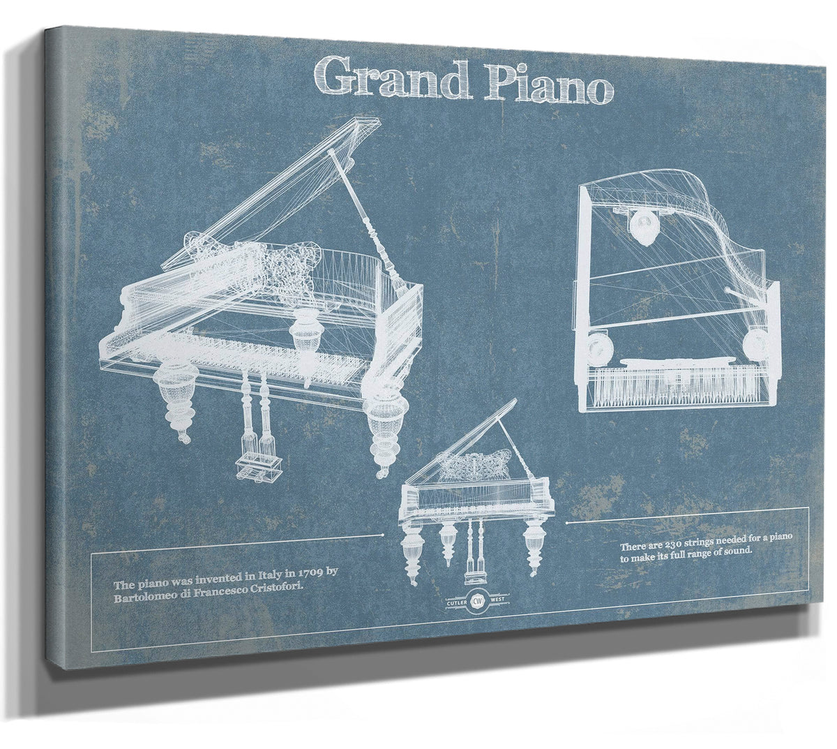 Grand Piano Blueprint by Cutler West