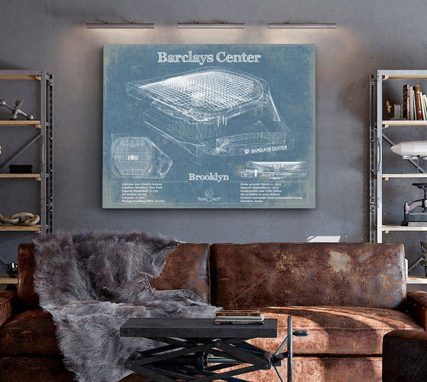 Cutler West Brooklyn Nets - Vintage Barclays Center NBA Print