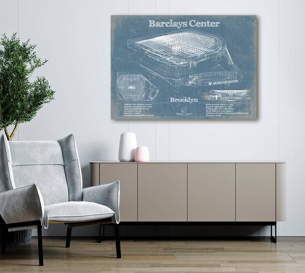 Cutler West Brooklyn Nets - Vintage Barclays Center NBA Print