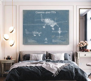 Cutler West Cessna 400 TTX Original Blueprint Art