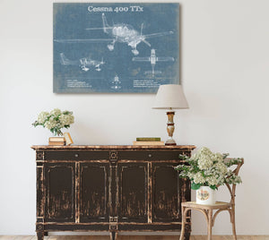 Cutler West Cessna 400 TTX Original Blueprint Art