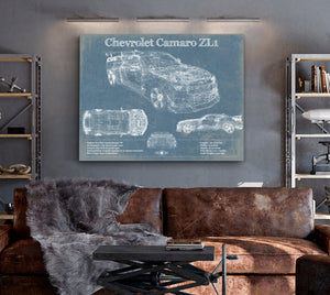 Cutler West Chevrolet Camaro ZL1 Original Vintage Car Print