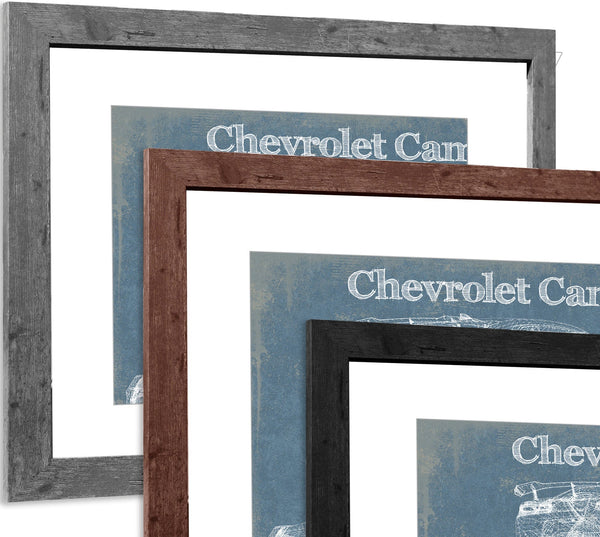 36" x 24" / Greyson Frame & Mat Cutler West Chevrolet Camaro ZL1 Original Vintage Car Print