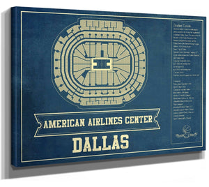 14" x 11" / Stretched Canvas Wrap Cutler West Dallas Mavericks Vintage American Airlines Center NBA Print