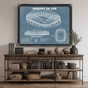 Estudio da Luz (Benfica Stadium) - Portugal National Print canvas print size guide 24x18 36x24 48x36 inches