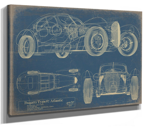 Cutler West Antique Car Blueprint Art: Vintage Vehicle Patent Print