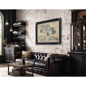 Cutler West 1937 Chevrolet Master Blueprint Art Print: Framed/Unframed Canvas