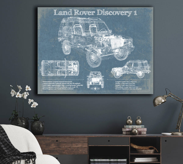 Cutler West Land Rover Discovery Series 1 Blueprint Vintage Auto Patent Print