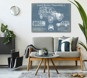 Cutler West Land Rover Discovery Series 1 Blueprint Vintage Auto Patent Print