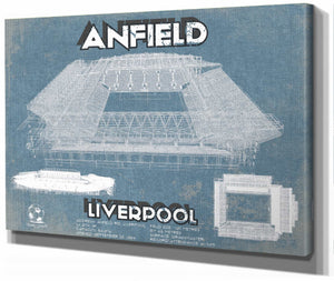 14" x 11" / Stretched Canvas Wrap Cutler West Liverpool F.C - Anfield European Football / Soccer Print