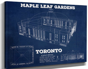 Cutler West Maple Leaf Gardens - Vintage NHL Hockey Print