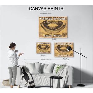 NY Yankees - Yankee Stadium Print displayed on a wall