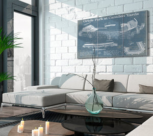 Cutler West Oriole Park at Camden Yards Baseball Print