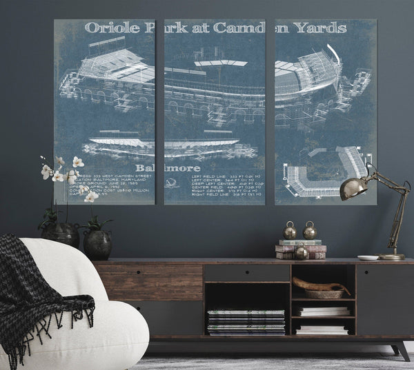 Cutler West Oriole Park at Camden Yards Baseball Print