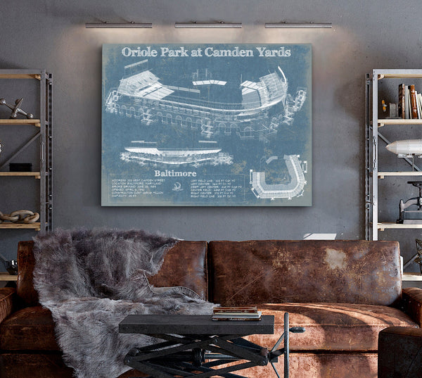 Cutler West Oriole Park at Camden Yards Baseball Print