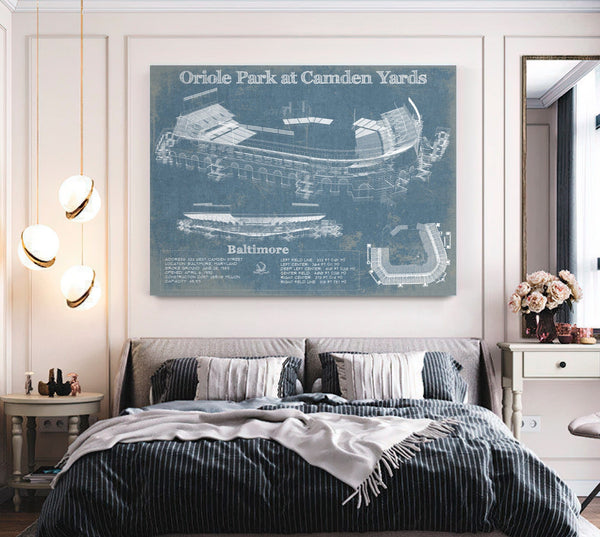 Cutler West Oriole Park at Camden Yards Baseball Print