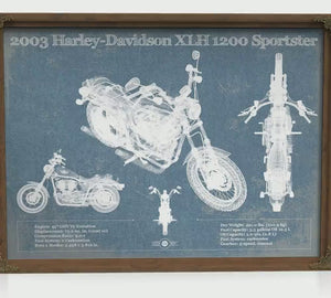 2003 Harley-Davidson XLH 1200 Sportster Print — Gift
