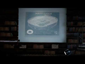 Arsenal Football Club Emirates Stadium Soccer Vintage Print