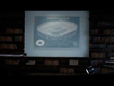 Arsenal Football Club Emirates Stadium Soccer Vintage Print