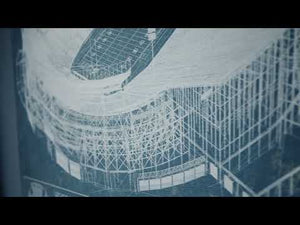 Penn State Nittany Lions - Beaver Stadium Vintage Blueprint Wall Art