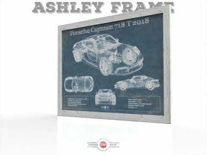 Jeep Grand Cherokee 2000 Vintage Blueprint Auto Print