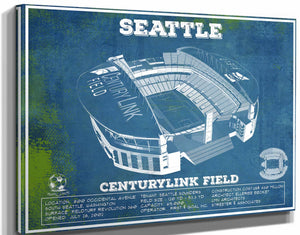 Cutler West Seattle Sounders F.C. - Vintage Century Link Field MLS Soccer Print