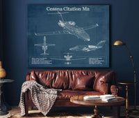 Cutler West Cessna Citation M2 Original Blueprint Art