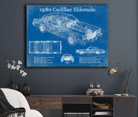 Cutler West 1982-1983 Cadillac Eldorado Vintage Blueprint Auto Print