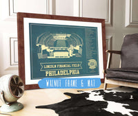 Cutler West Philadelphia Eagles Lincoln Financial Field - Vintage Football Print