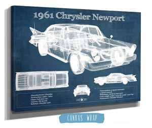 Cutler West 1961 Chrysler Newport Vintage Blueprint Auto Print