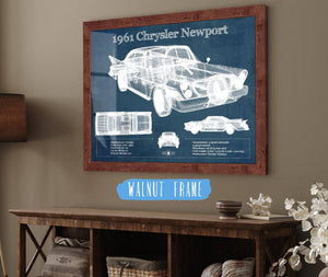 Cutler West 1961 Chrysler Newport Vintage Blueprint Auto Print