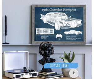 Cutler West 1961 Chrysler Newport Vintage Blueprint Auto Print
