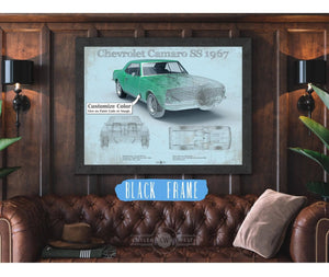 Cutler West 1967 Camaro SS 1967 Original Vintage Car Print