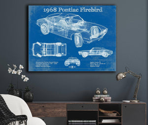 Cutler West 1968 Pontiac Firebird Vintage Auto Print