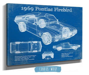 Cutler West 1969 Pontiac Firebird 400 Vintage Auto Print