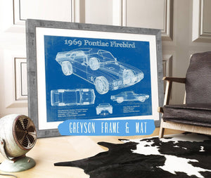 Cutler West 1969 Pontiac Firebird 400 Vintage Auto Print
