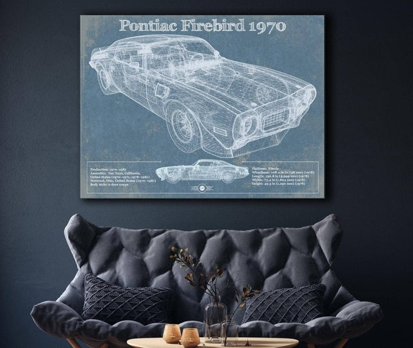Cutler West 1970 Pontiac Firebird Vintage Auto Print