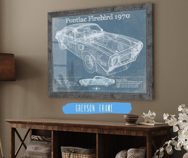 Cutler West 1970 Pontiac Firebird Vintage Auto Print