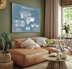 Cutler West 1985 Chevrolet K5 Blazer Blueprint Vintage Auto Patent Print