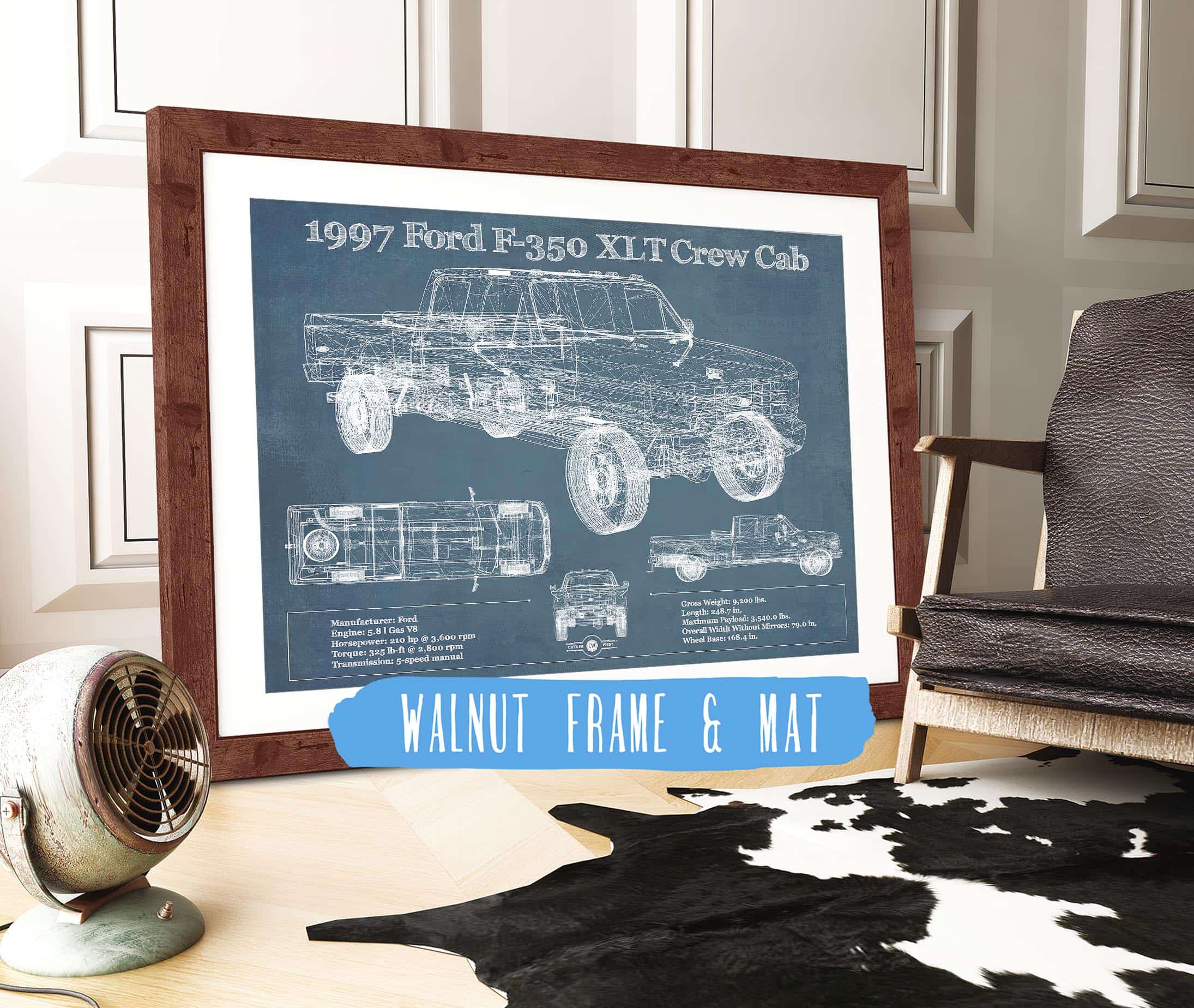 1997 Ford F350 XLT Crew Cab Blueprint | Cutler West