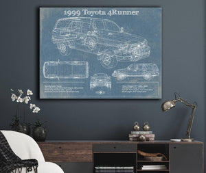 Cutler West 1999 Toyota 4runner Vintage Blueprint Auto Print