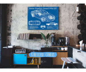 Cutler West 2000 Pontiac Grand Prix GT Vintage Blueprint Auto Print