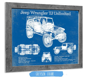 14" x 11" / Greyson Frame Cutler West 2004-2006 Jeep TJ Wrangler Unlimited