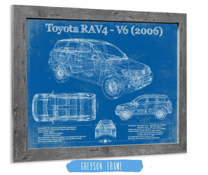 Cutler West 2006 Toyota RAV4 Vintage Blueprint Auto Print