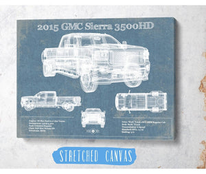Cutler West 2015 GMC Sierra 3500HD Vintage Blueprint Auto Print