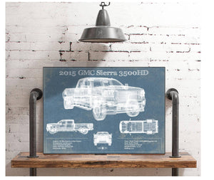 Cutler West 2015 GMC Sierra 3500HD Vintage Blueprint Auto Print