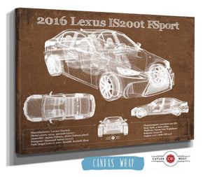 Cutler West 2016 Lexus IS (XE30) 200t F Sport (2017) Blueprint Auto Print